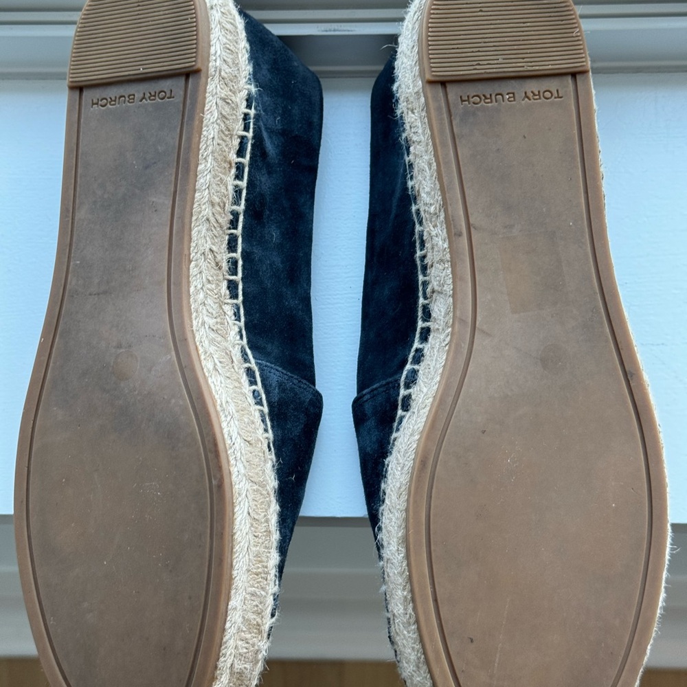 Tory Burch Navy Suede Espadrilles - image 4